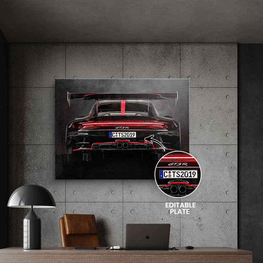 Tył Porsche - Możliwość personalizacji