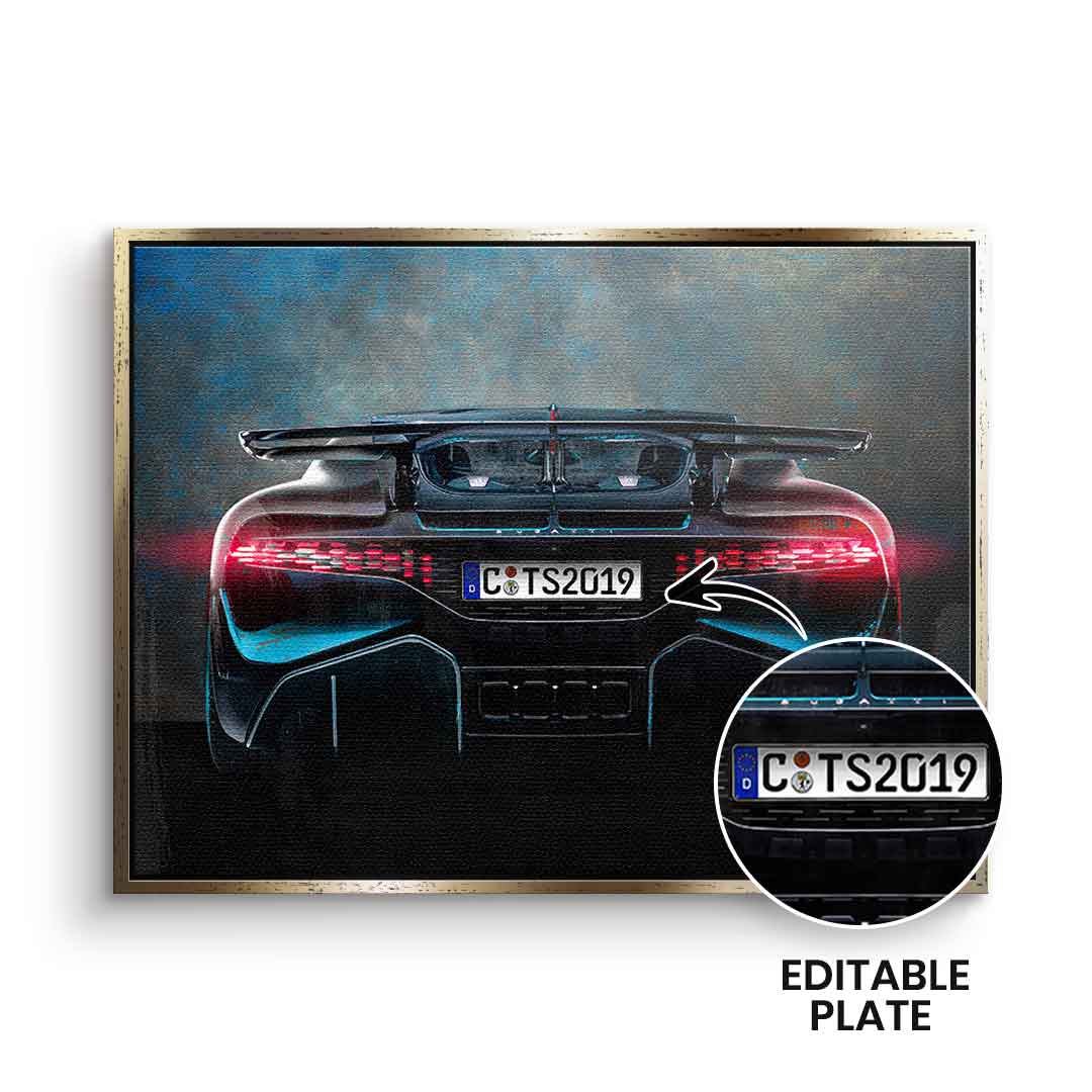Bugatti Backside - Personalisierbar