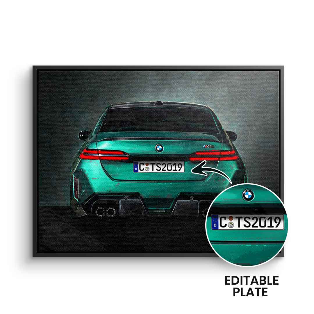 BMW M5 Backside - Personalisierbar