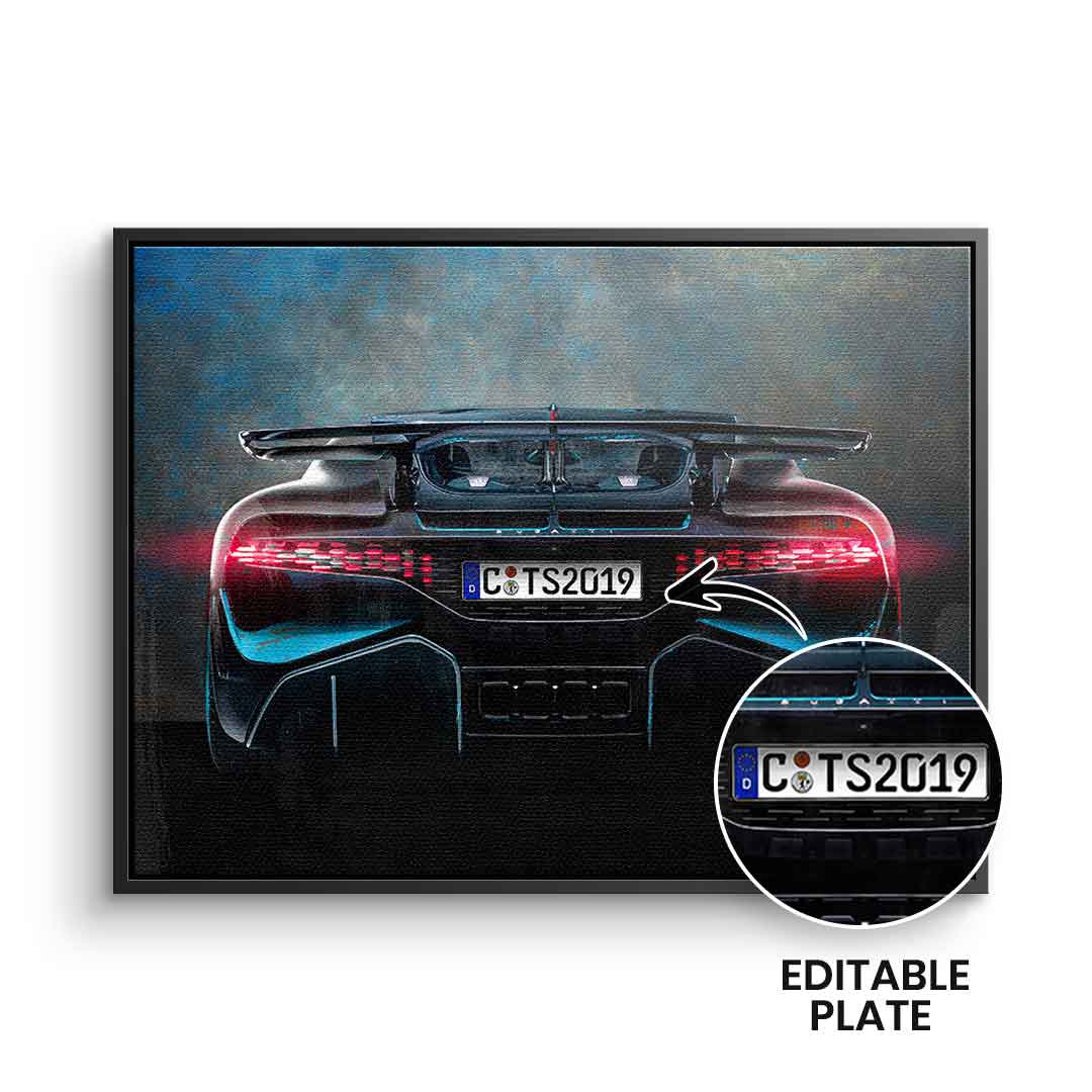 Bugatti Backside - Personalisierbar