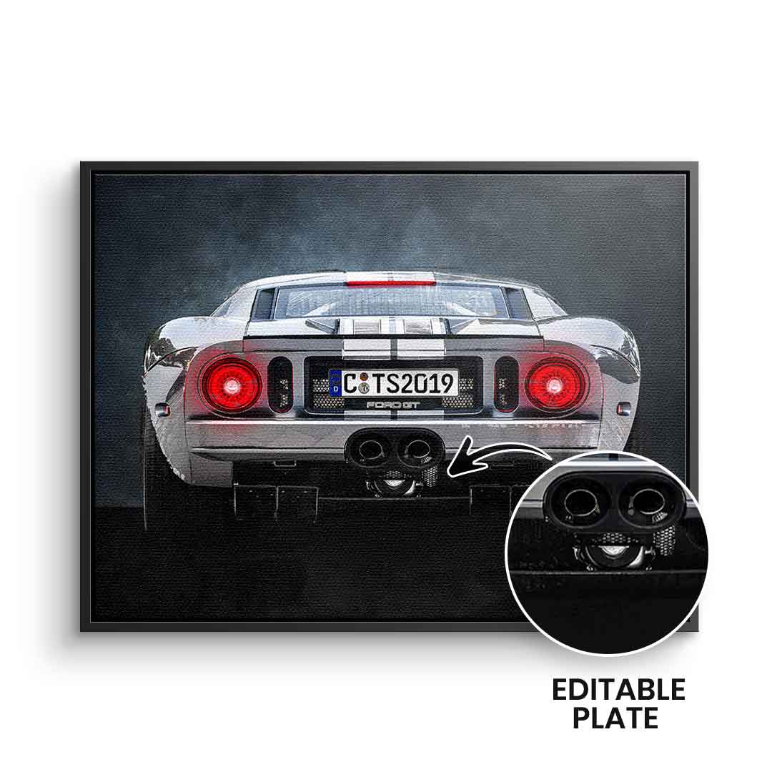 Ford GT Backside - Personalisierbar