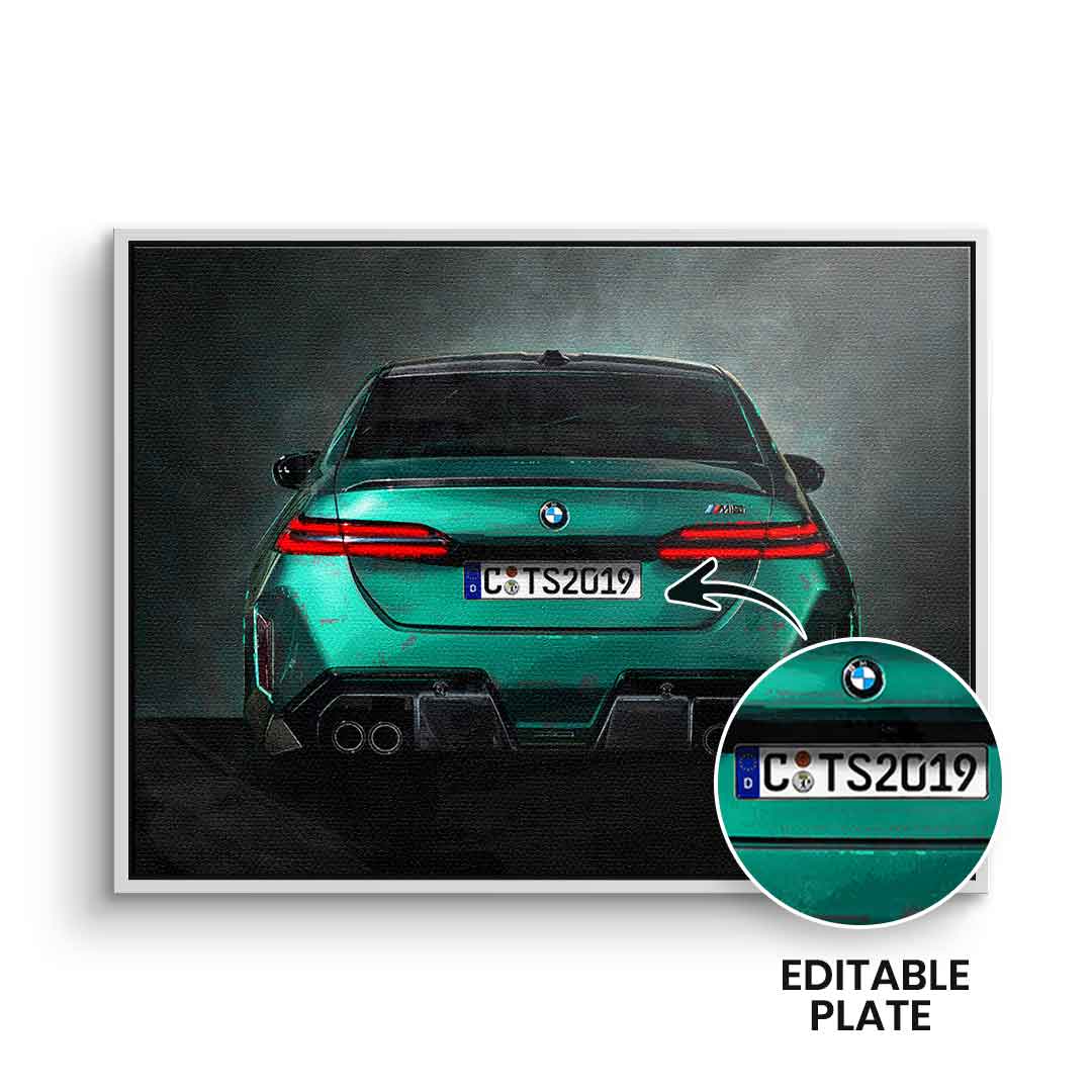 BMW M5 Backside - Personalisierbar