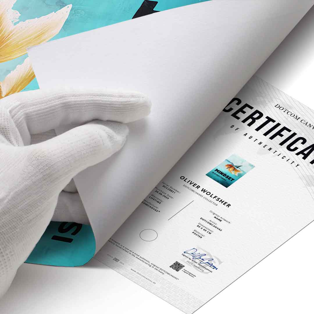Nastawienie to podstawa #Goldfisch - Plakat