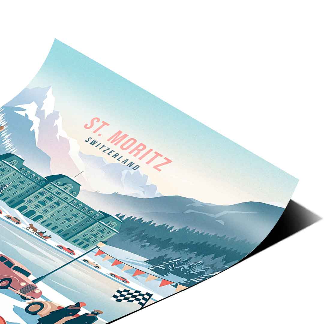 Saint Moritz Poster