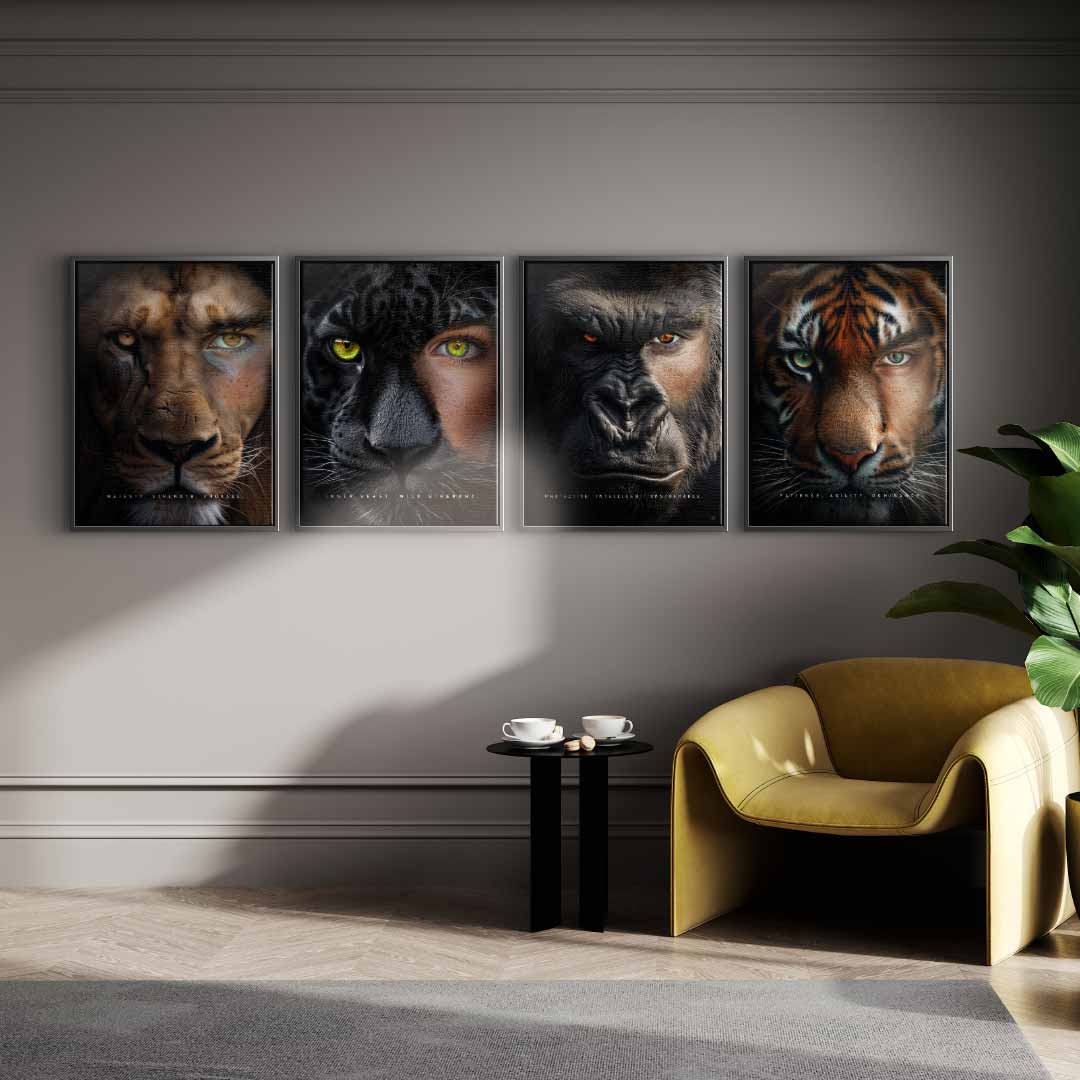 Animal Fusion - Leinwand 4x