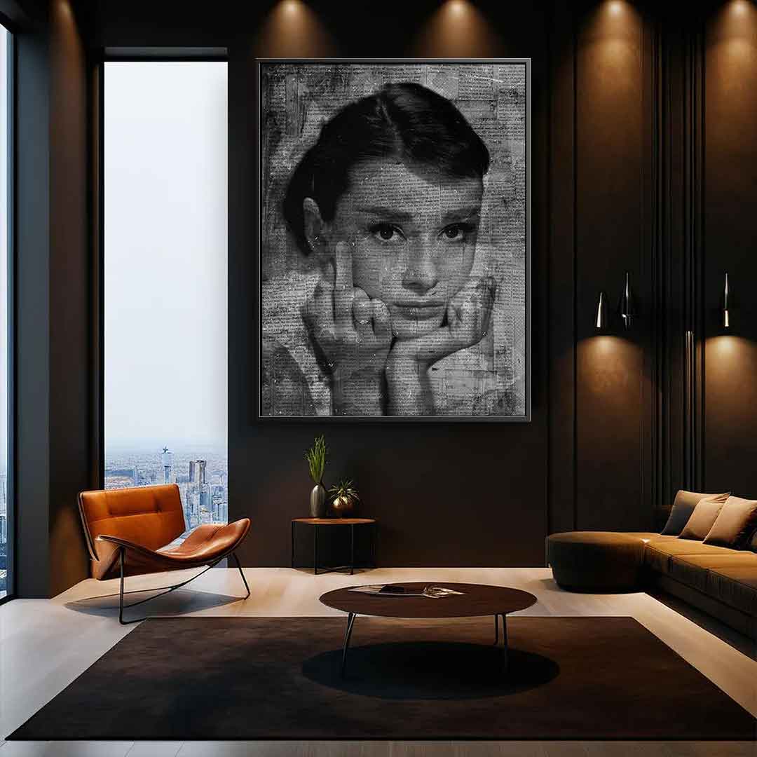 Portret Audrey Hepburn