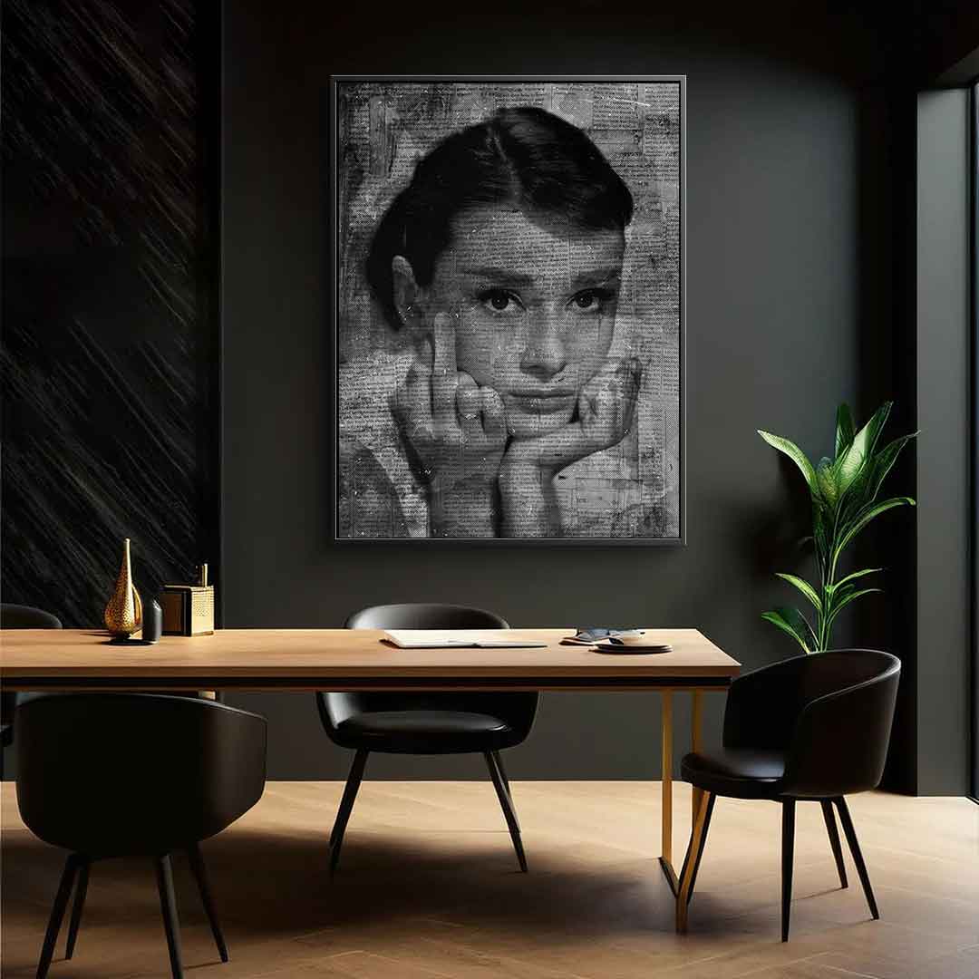 Portret Audrey Hepburn