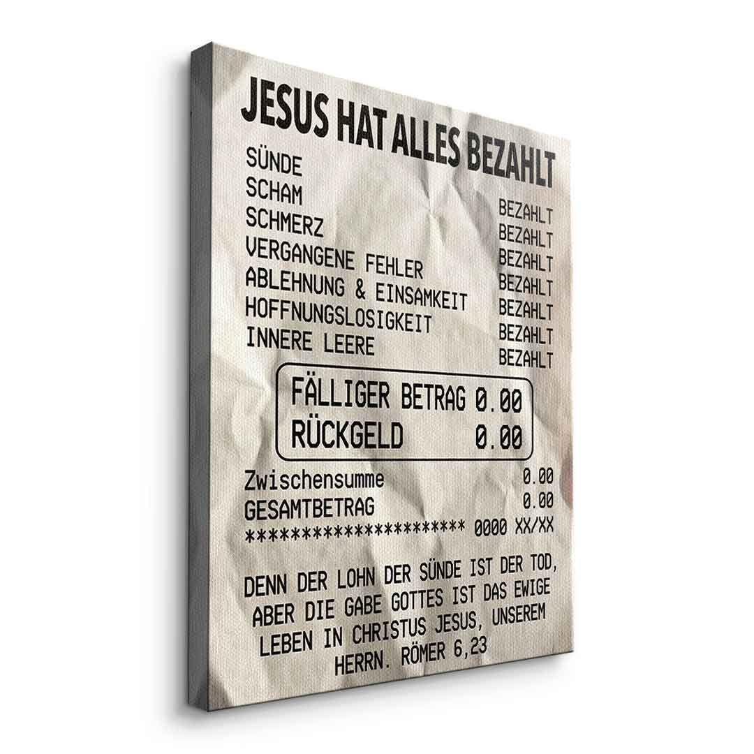 Jesus Paid it All