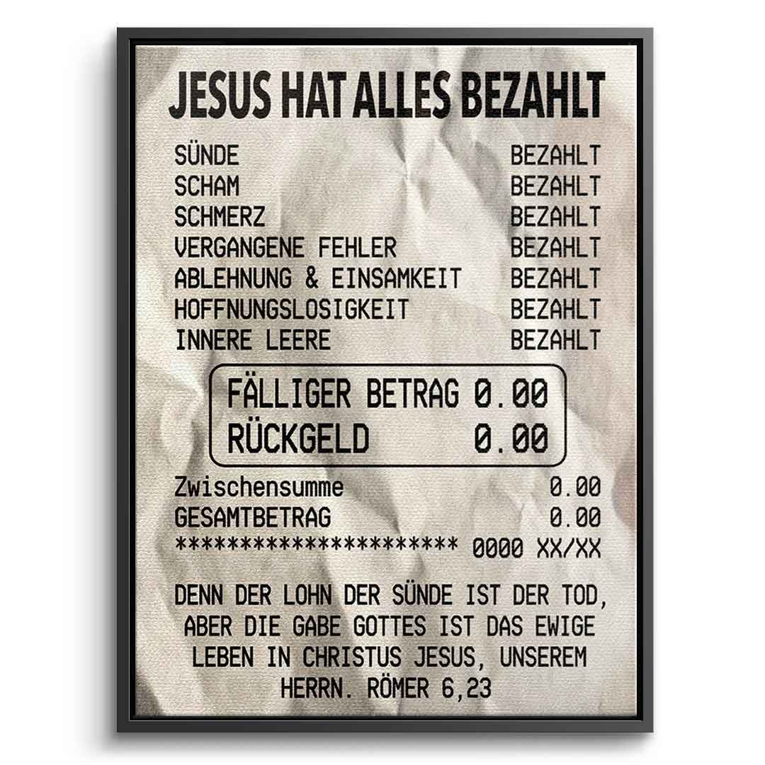 Jesus Paid it All