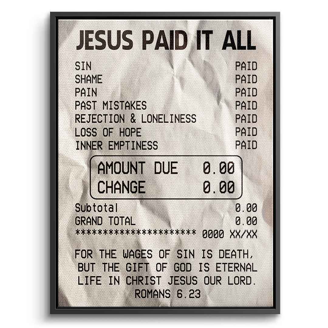 Jesus Paid it All