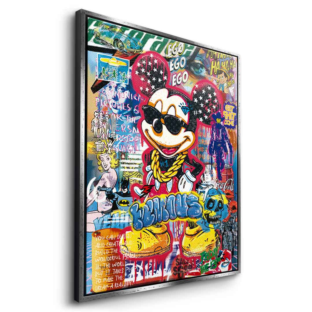 Mickey gold chain