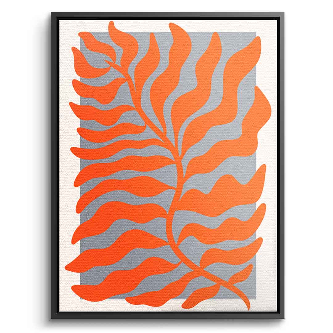Orange leaves