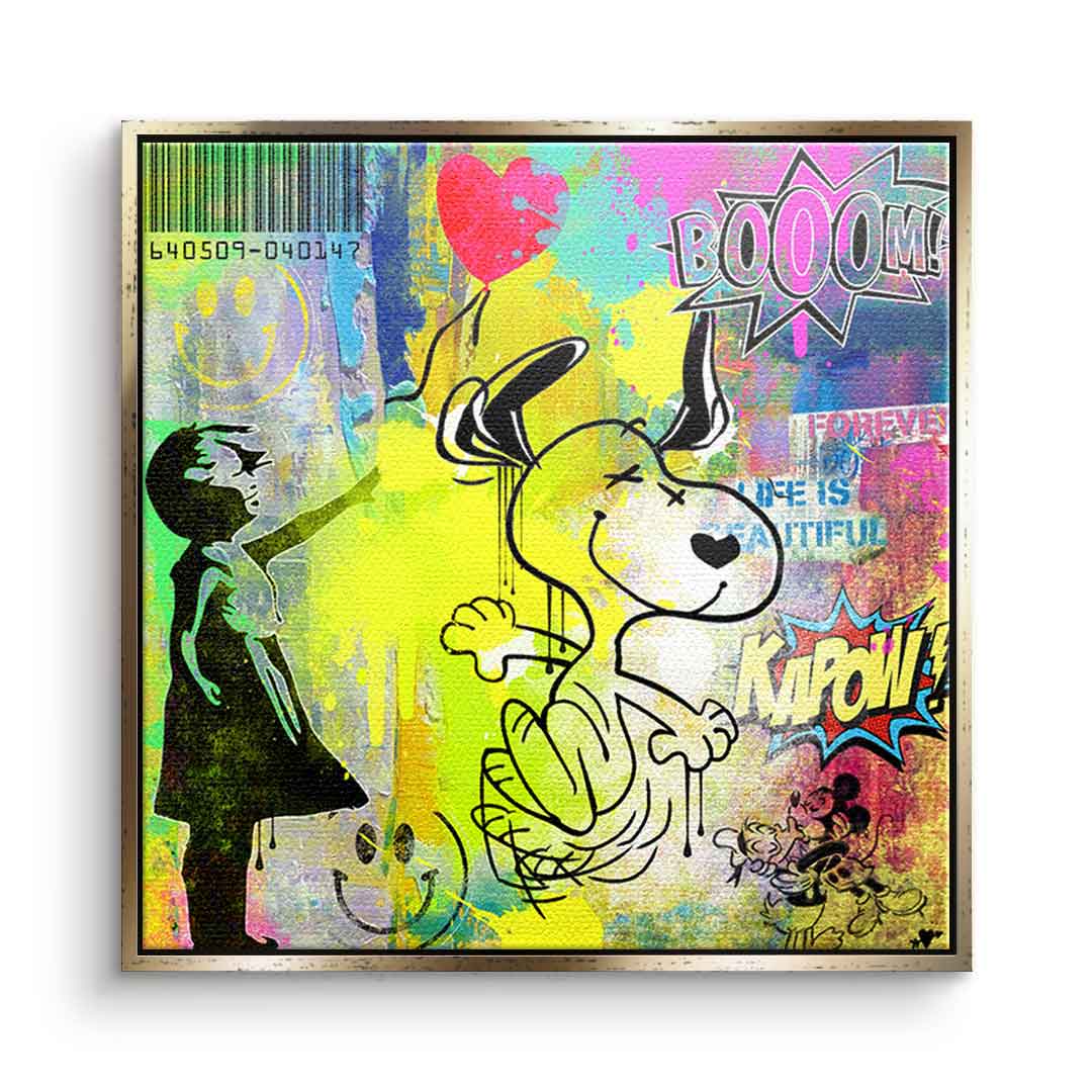 Snoopy meets Banksy