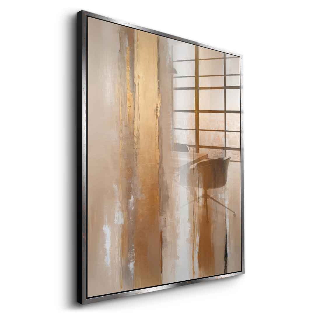 Stripes in Soft Neutrals - Acrylglas