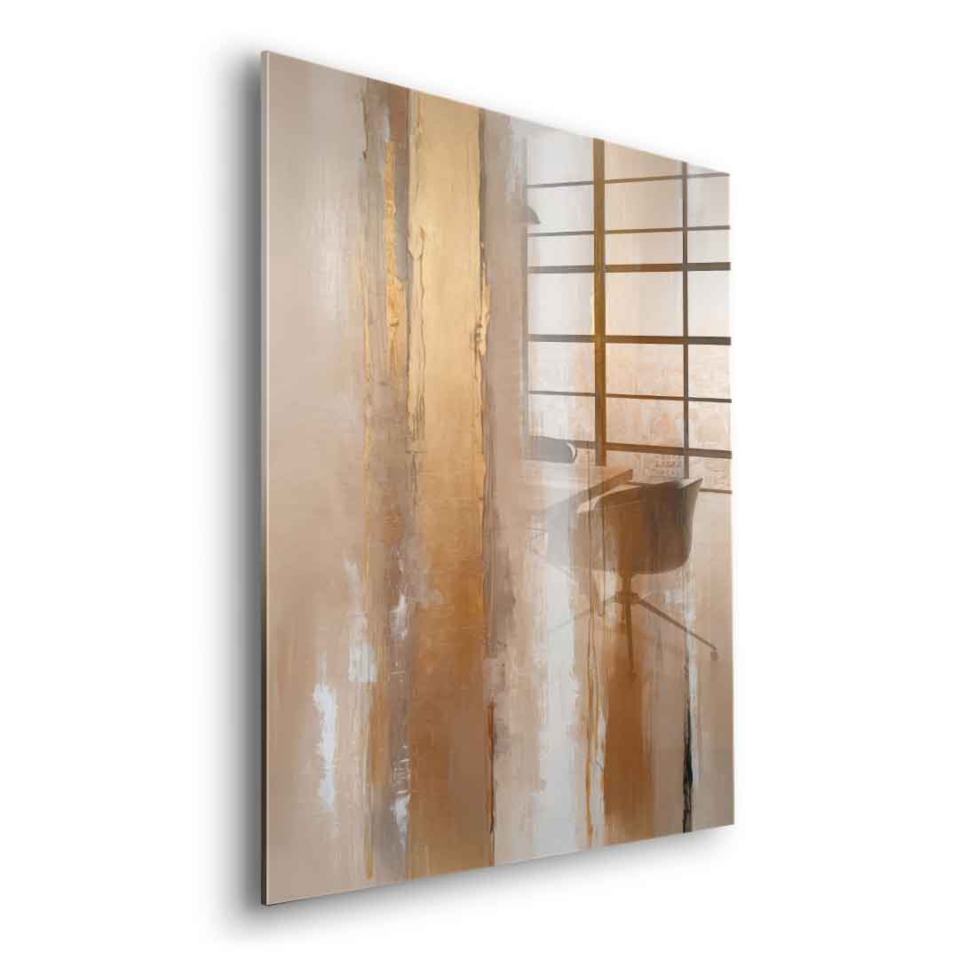 Stripes in Soft Neutrals - Acrylglas