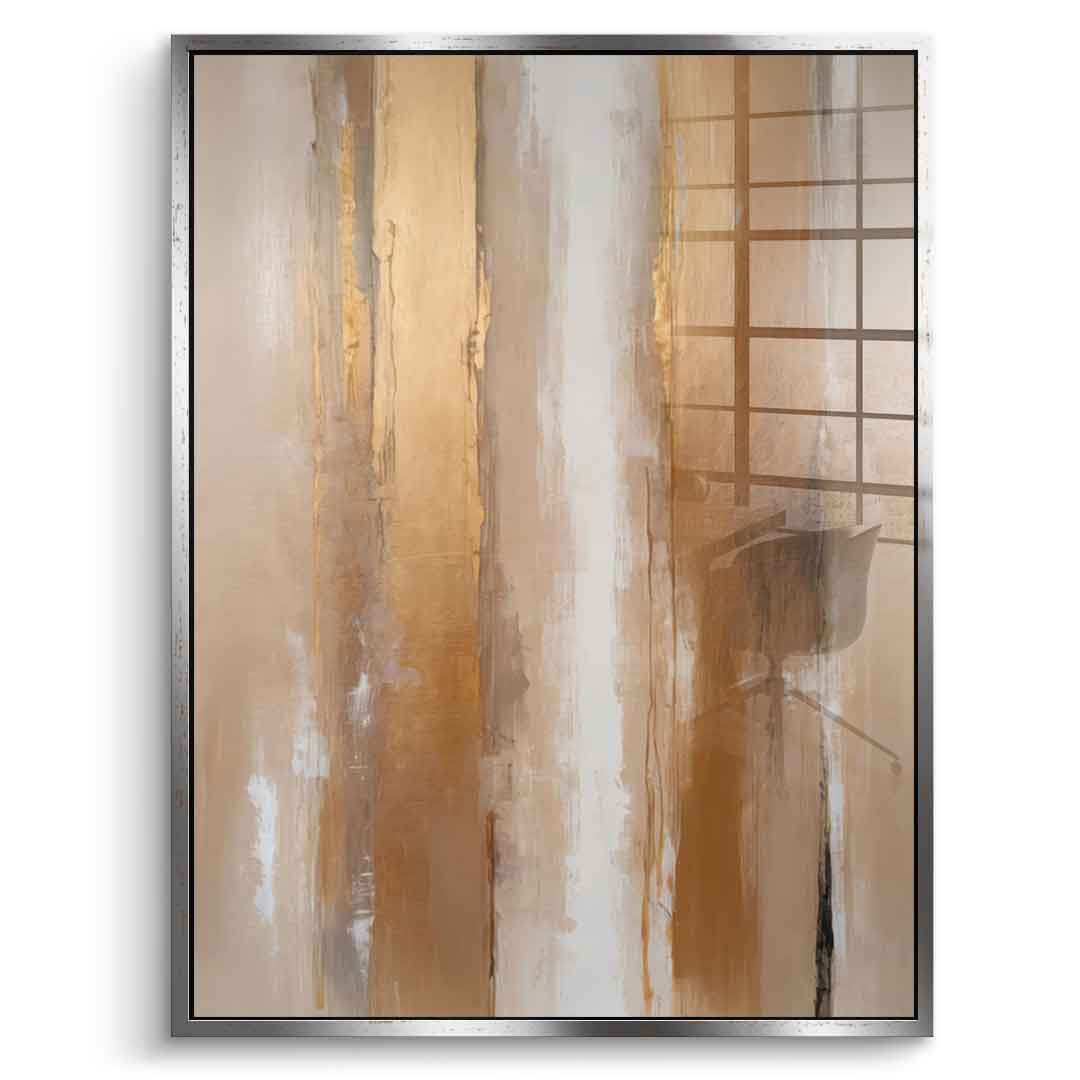 Stripes in Soft Neutrals - Acrylglas