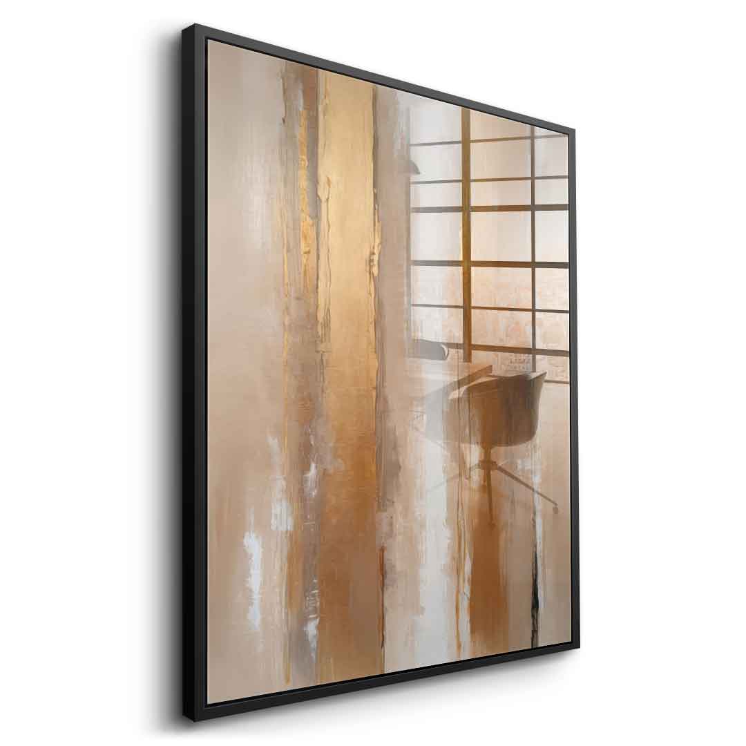 Stripes in Soft Neutrals - Acrylglas
