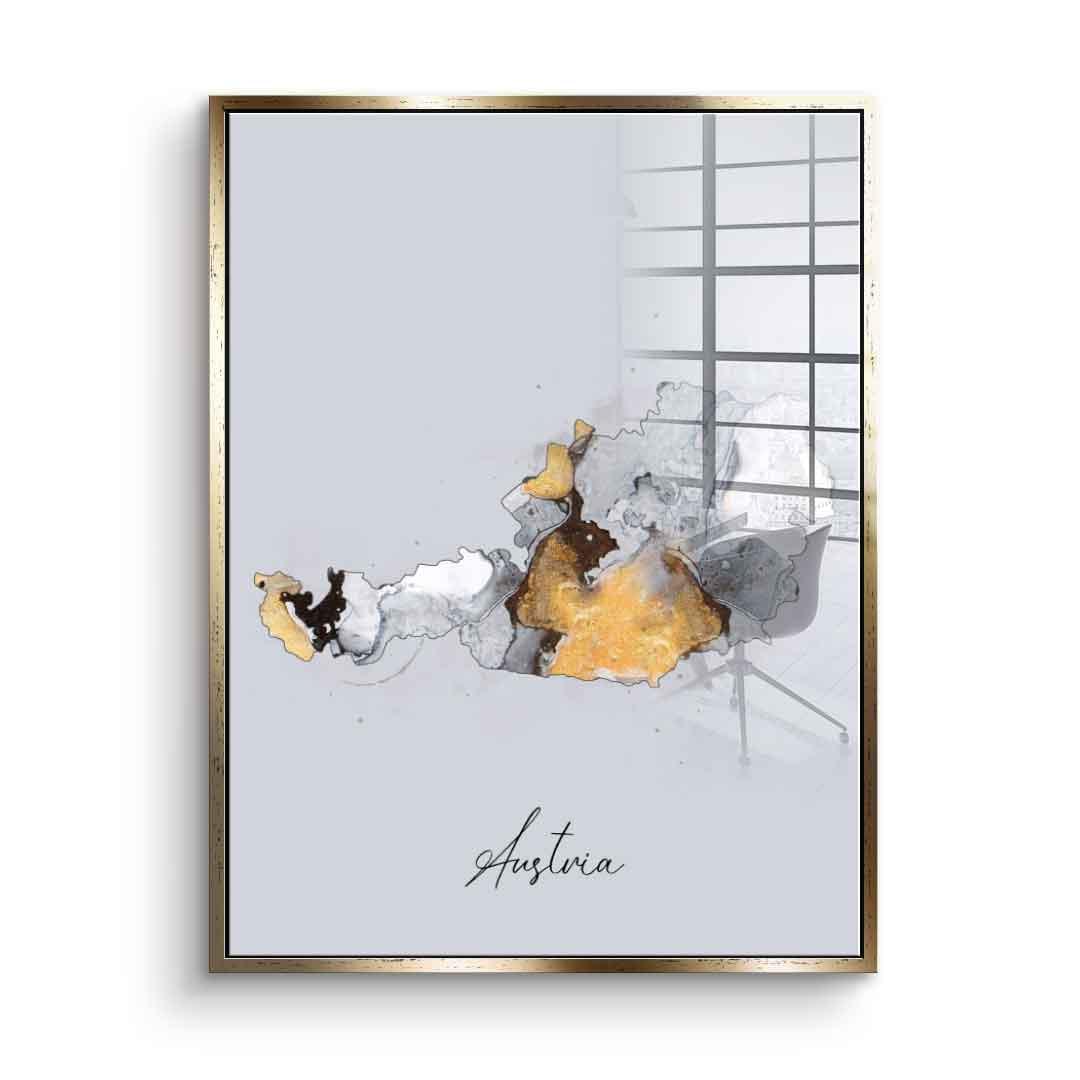 Abstrakte Länder – Austria – Akryl