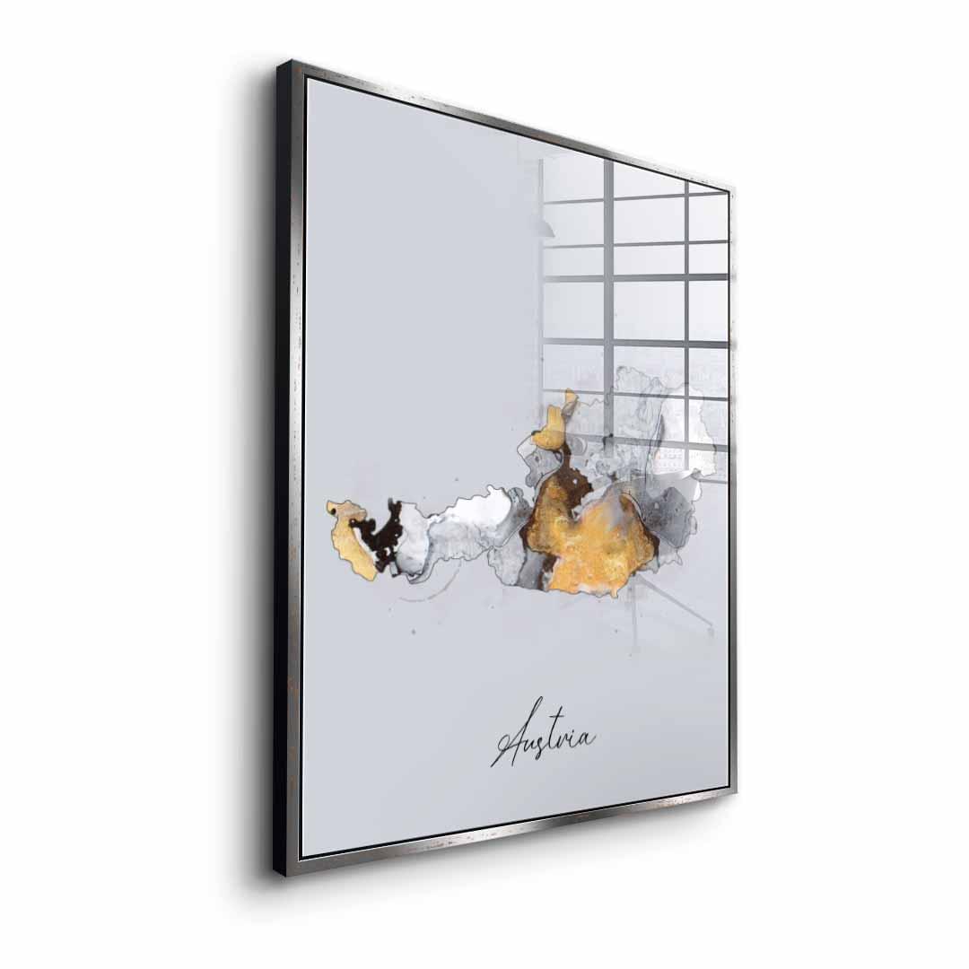 Abstrakte Länder – Austria – Akryl