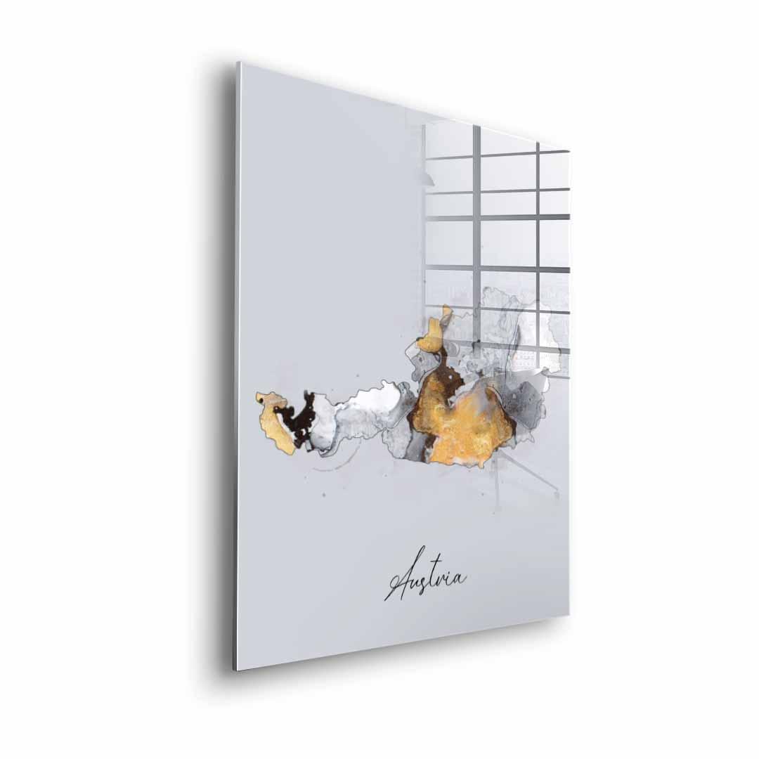 Abstrakte Länder – Austria – Akryl