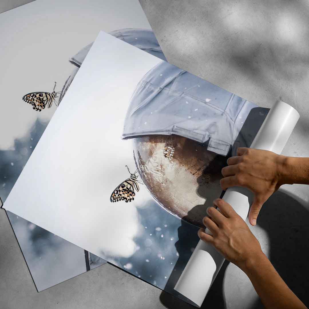 Astronaut Motyl – plakat