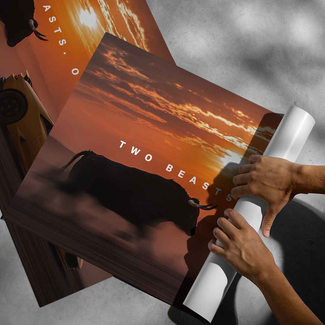 Two Beasts (Lambo) - Poster