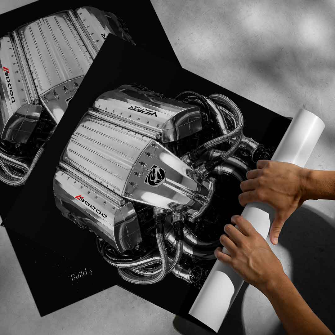 Dodge Viper V 10 – plakat