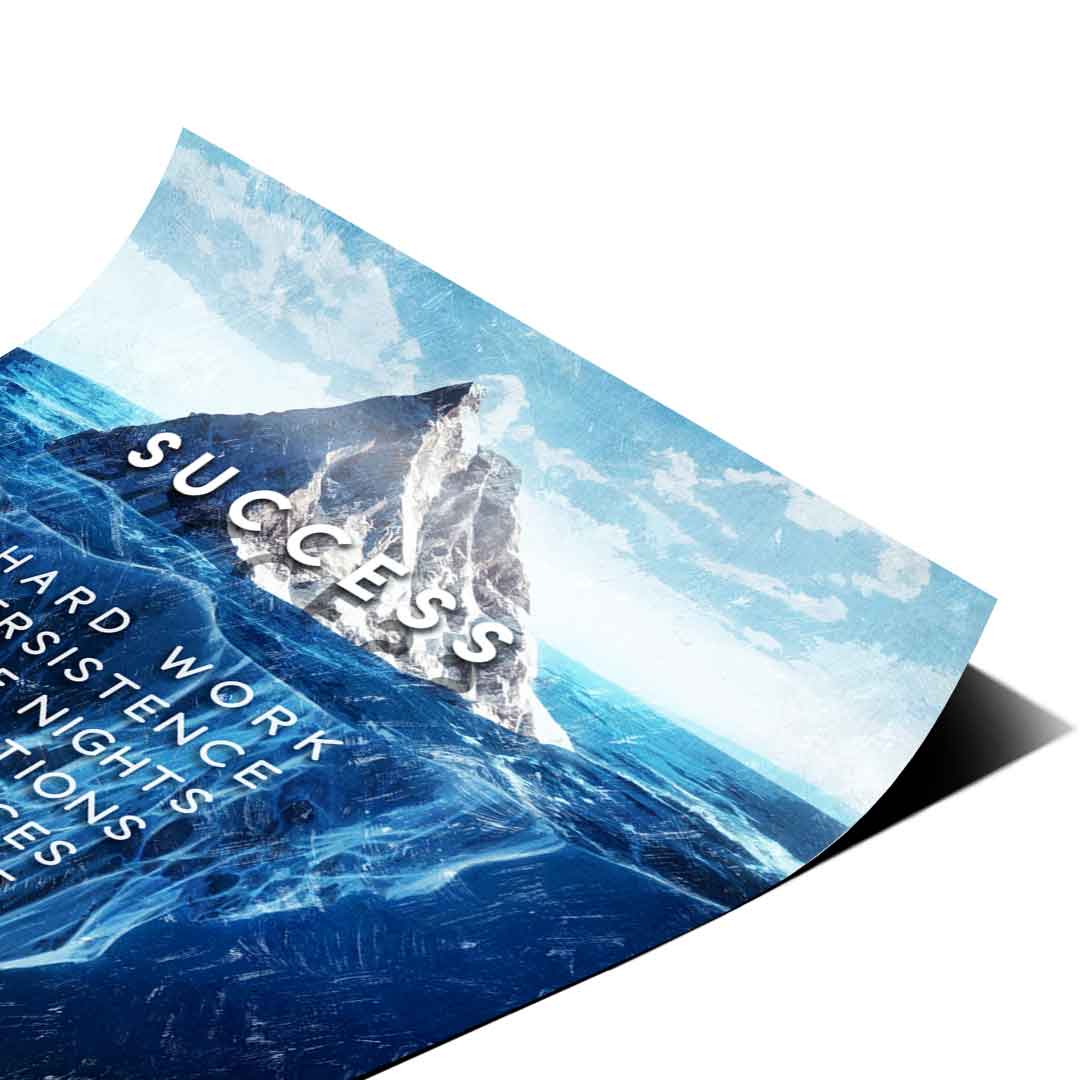 Iceberg of Success - Poster