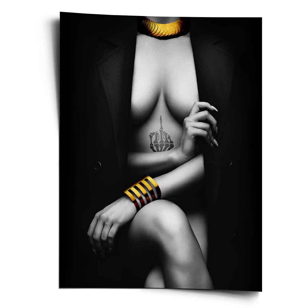 Elegancka poza - plakat