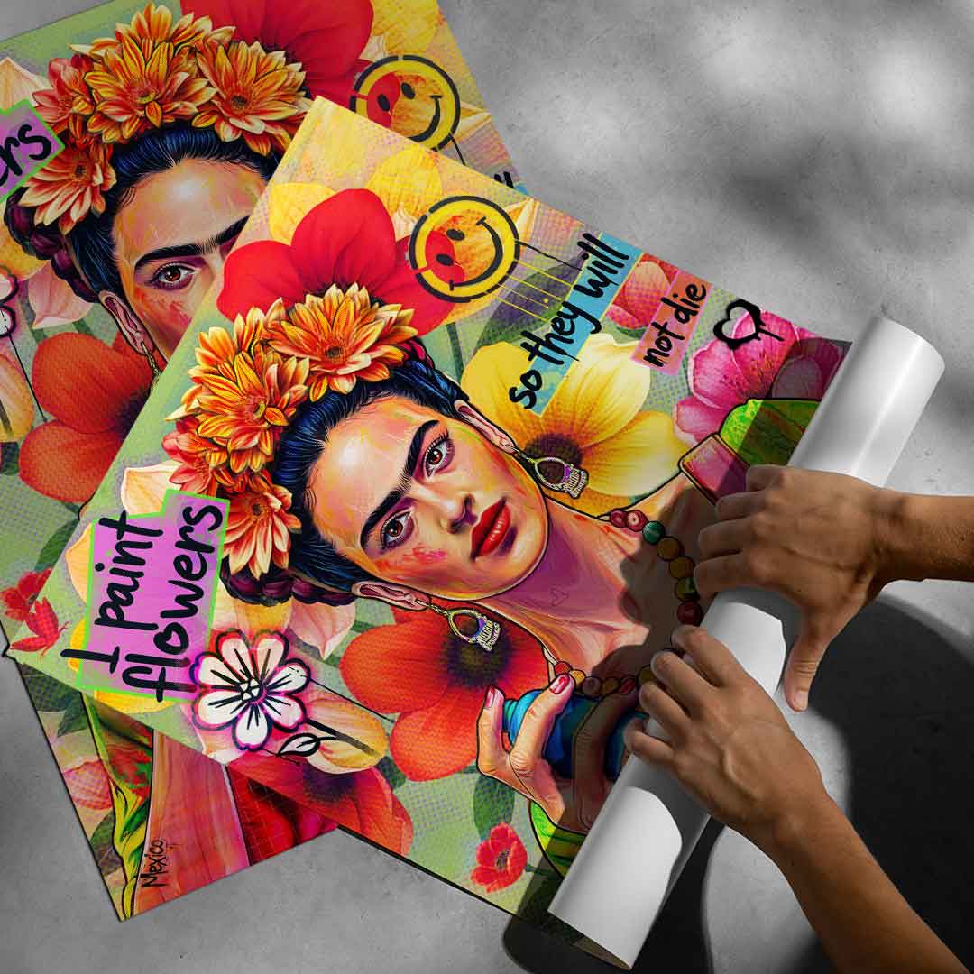 Frida Paint - Poster