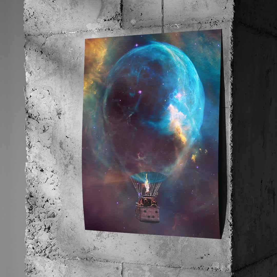 Balon galaktyczny - plakat