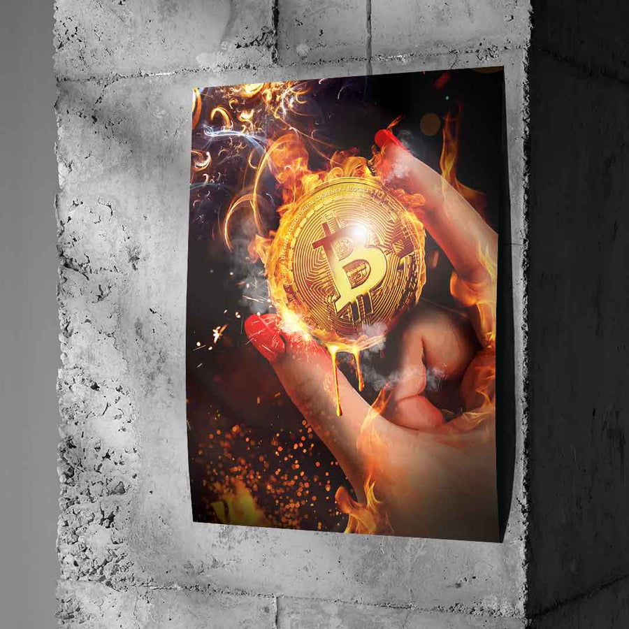 Bitcoin Gold Rush Poster