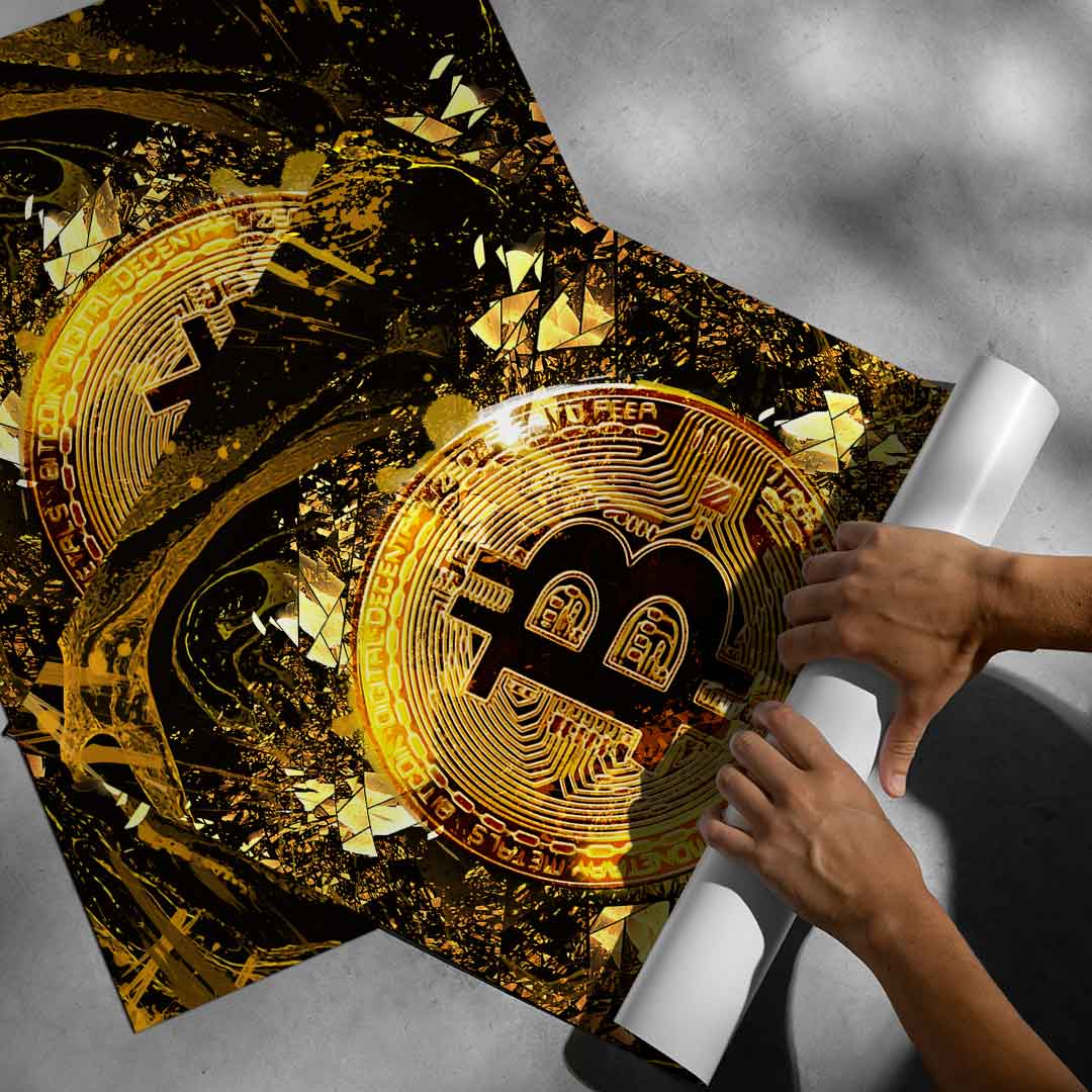 Goldrush Bitcoin - Plakat
