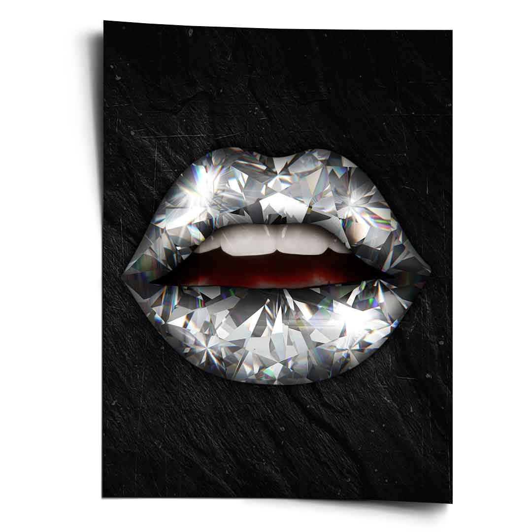 Lippen x Diamant - Poster