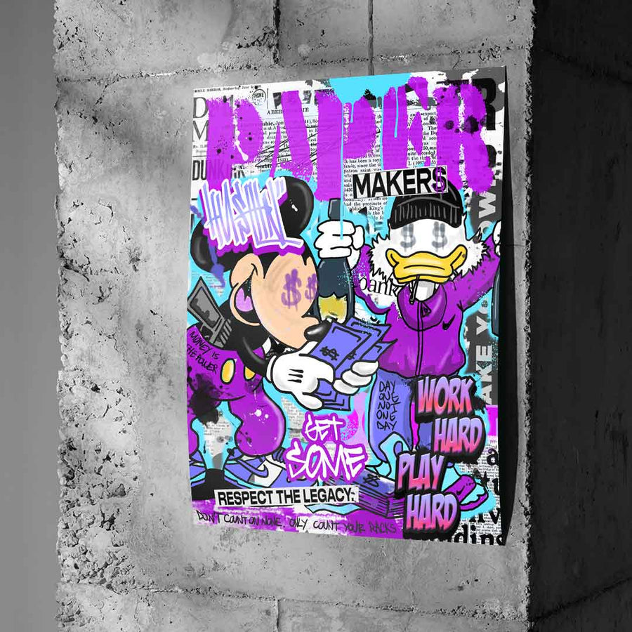 Mick & Don Check$ - Poster