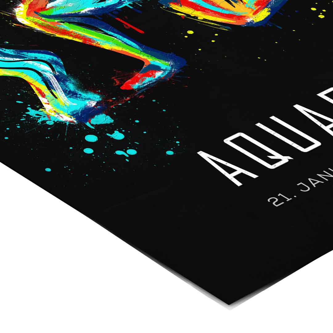 ZODIAC SIGN AQUARIUS - Poster