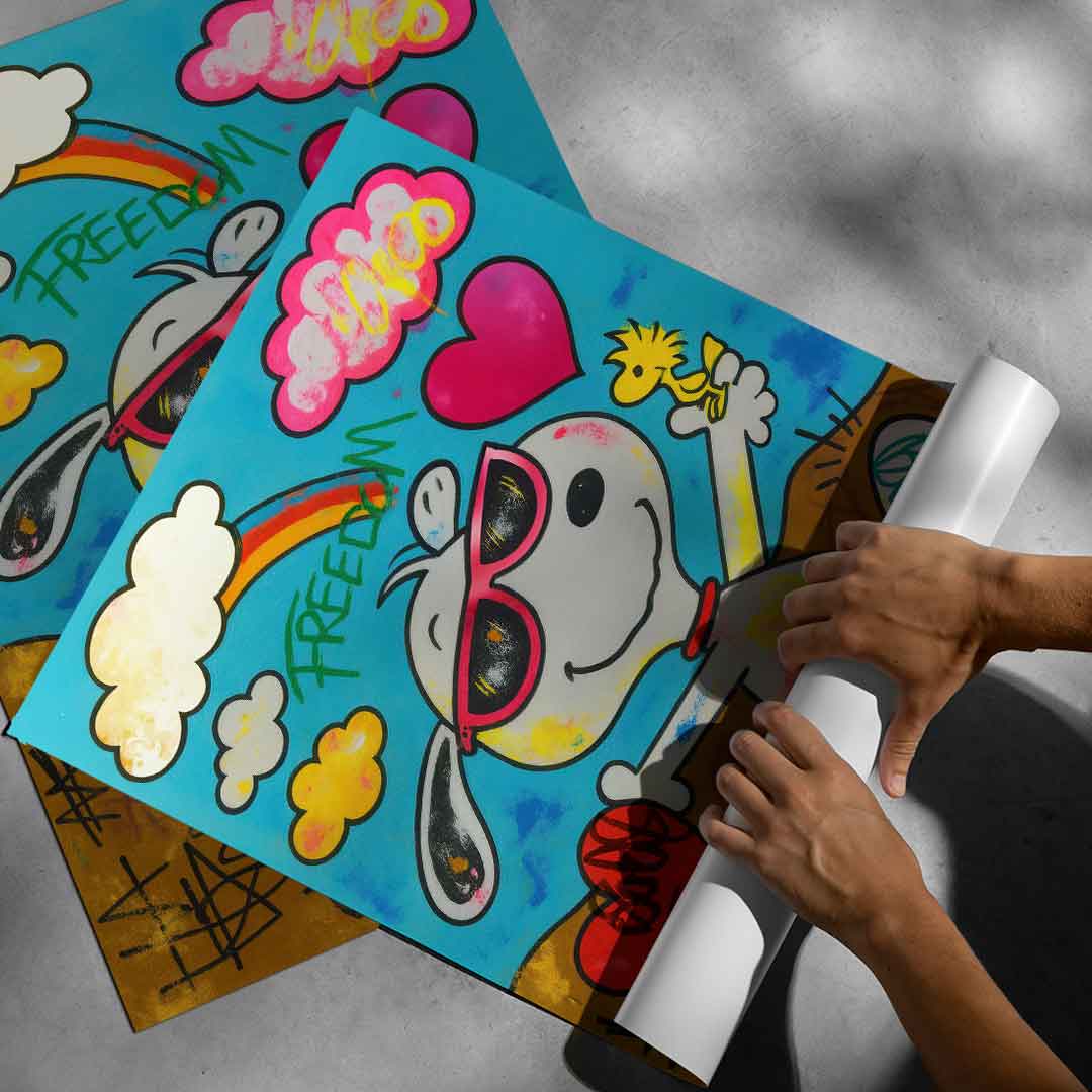 Snoopy Freedom - Poster
