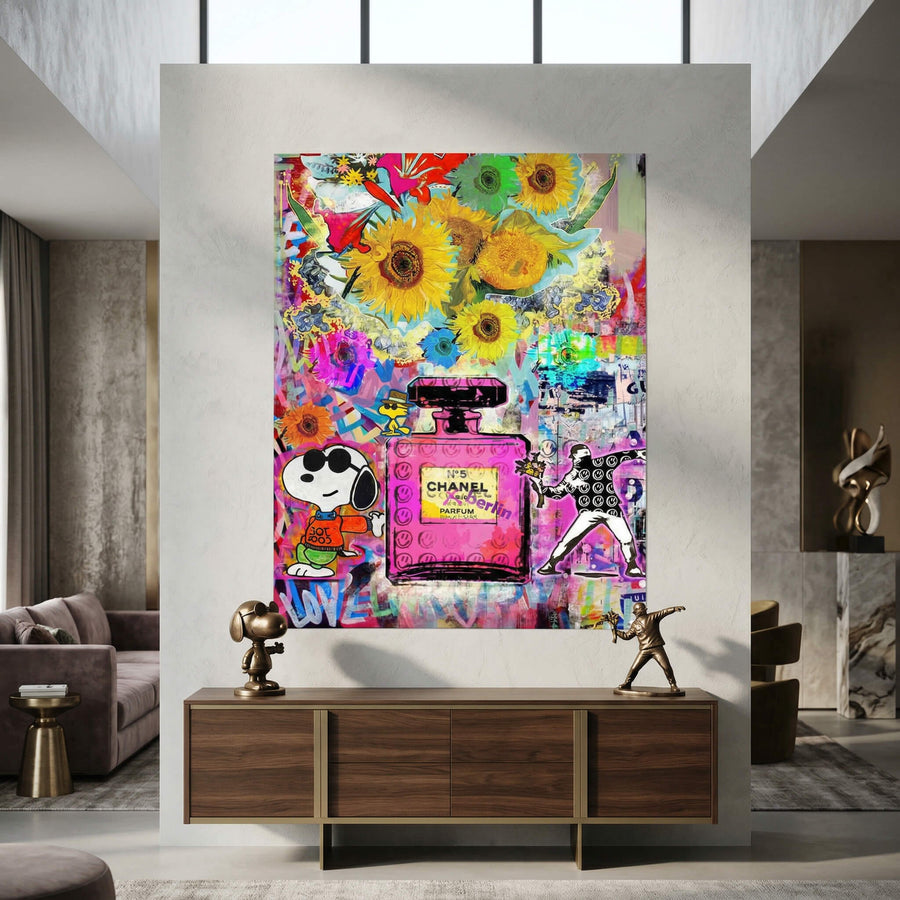 Snoopy meets Chanel - Poster