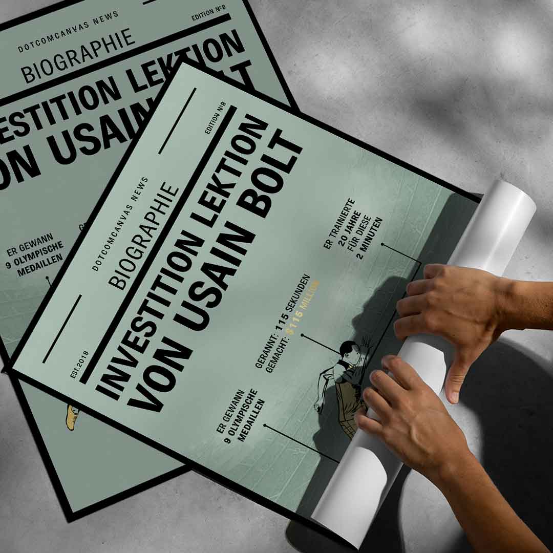 USAIN BOLD: LEKCJA INWESTOWANIA – plakat