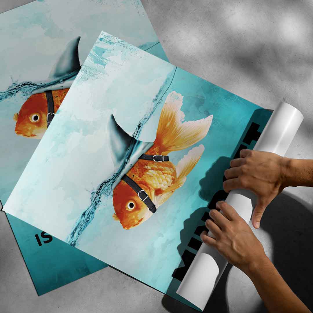 Nastawienie to podstawa #Goldfisch - Plakat