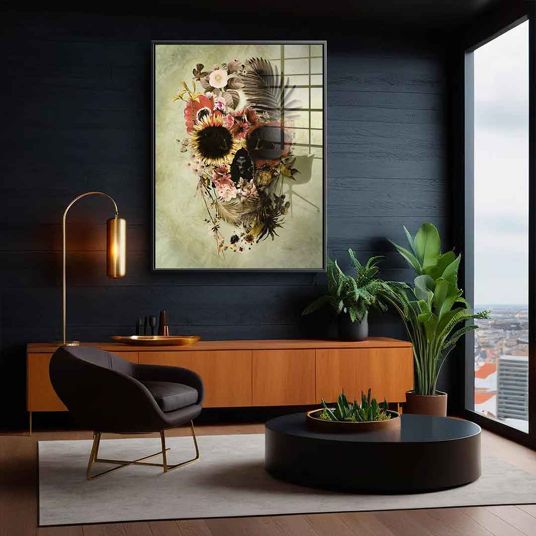 Garden Skull Light - Acrylglas