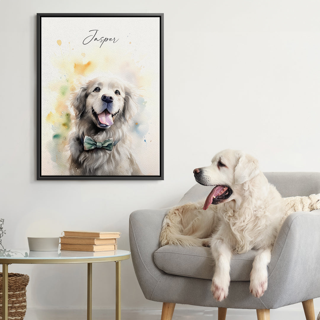 Watercolor Pet Portrait Personalizable