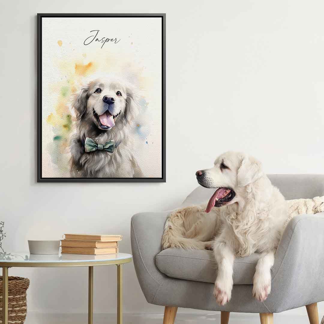 Watercolor Pet Portrait Personalizable