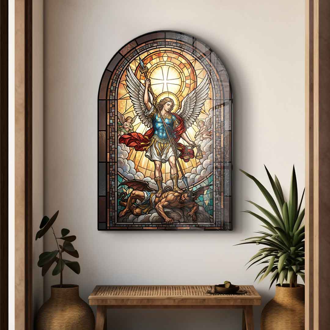 Wandskulptur Defeating Darkness Window - Acrylglas
