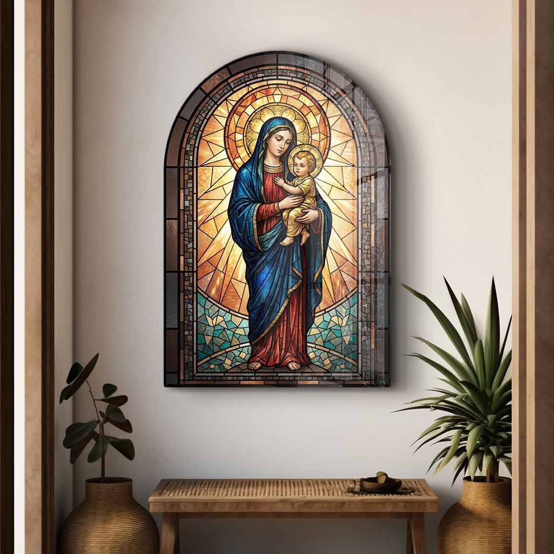 Wandskulptur Mother of Grace Window - Acrylglas