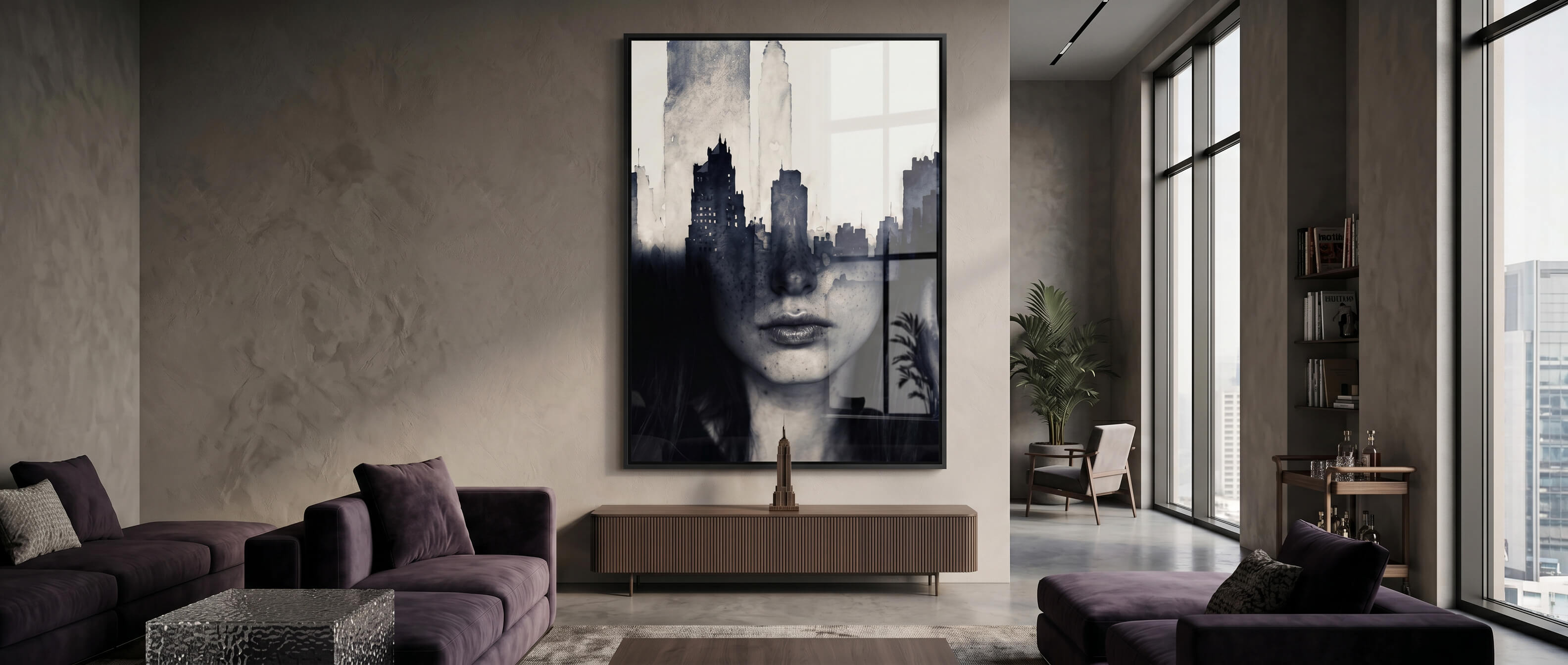Mind game Acrylglas Banner