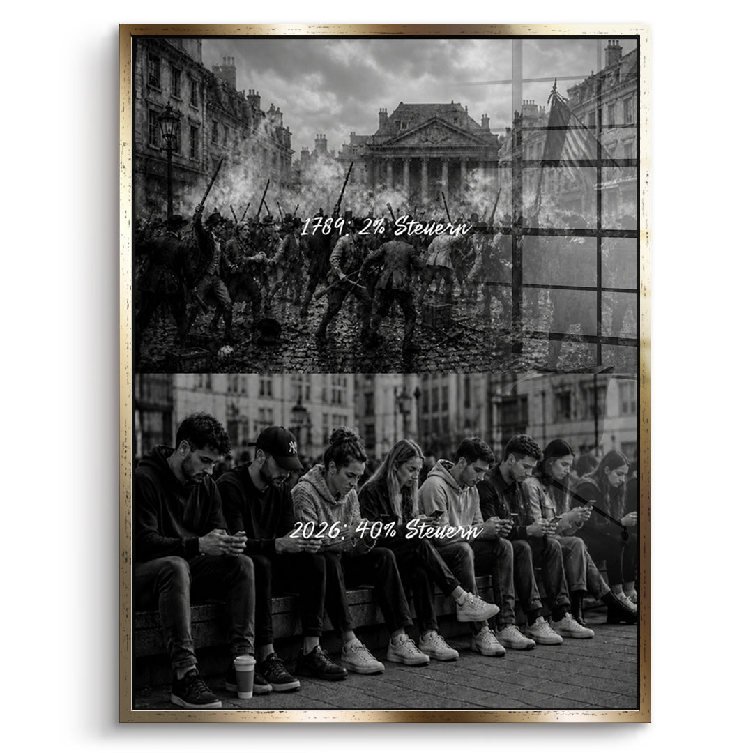 Tax Revolution Acrylglasbild front_gf