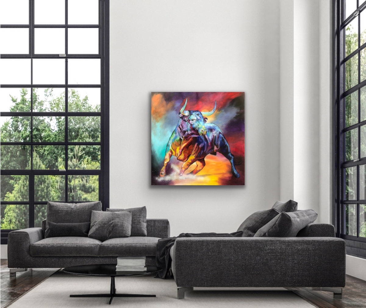 Proud Bull – Original im Raum