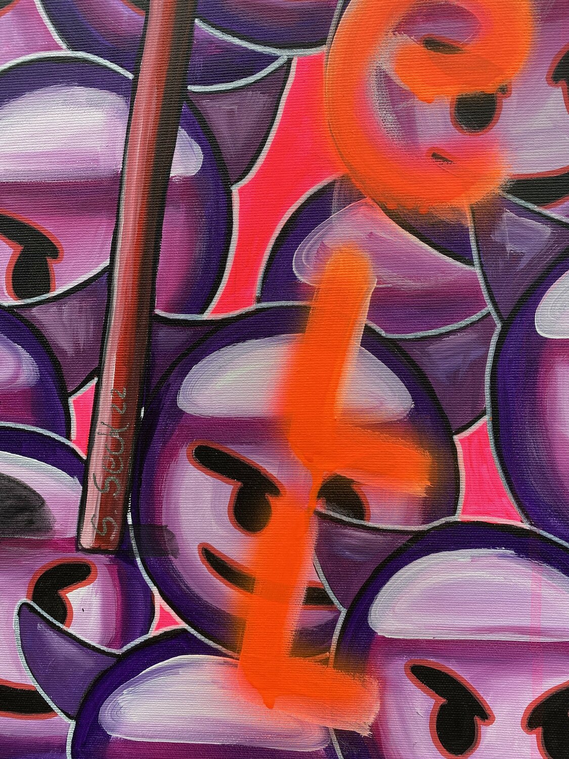 Sweet Hell – Original, Detailansicht