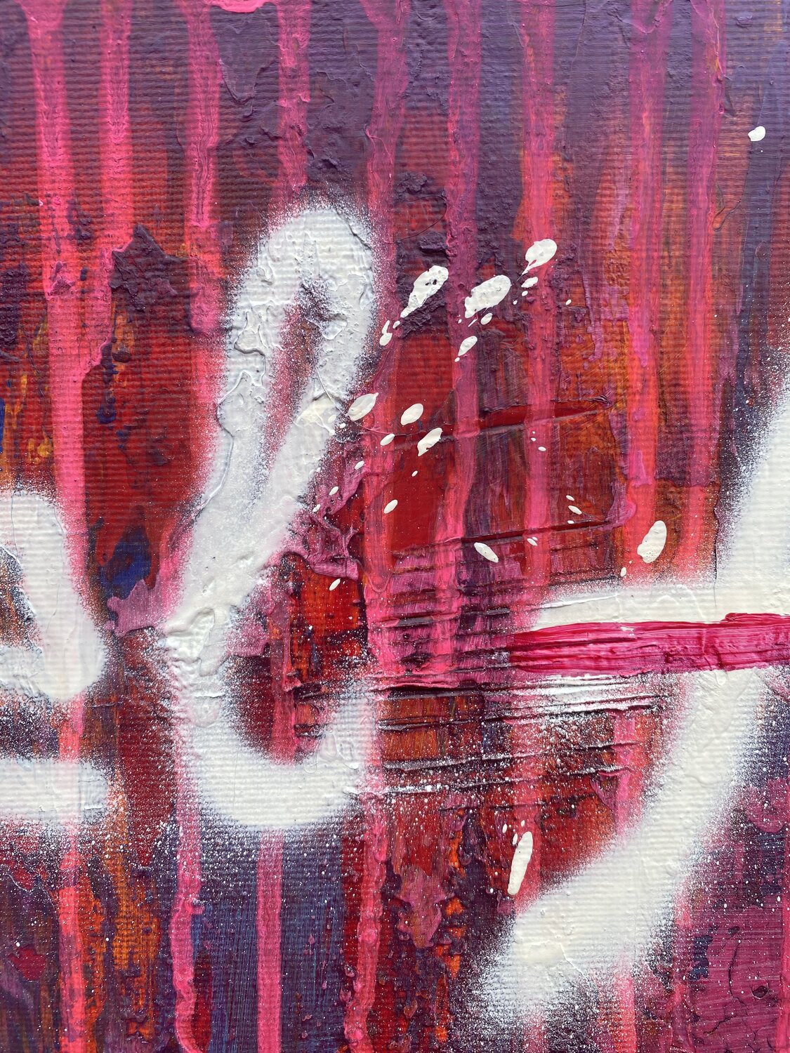 Feel Pink – Original, Detailansicht